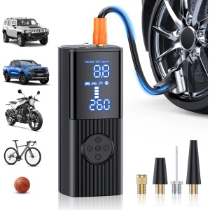 Hafuloky 180PSI & 25000mAh Portable Air Compressor